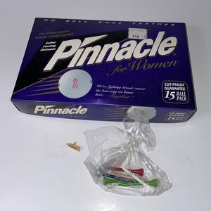 Pinnacle for Women- 15 Golf Ball Pack - Breast Cancer Awareness -